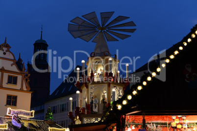 Weihnachtspyramide in Darmstadt