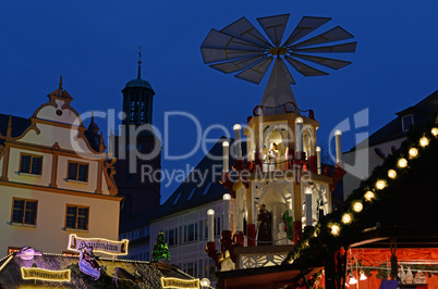 Weihnachtspyramide in Darmstadt