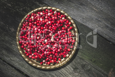 Cranberries in a bowl