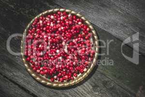 Cranberries in a bowl