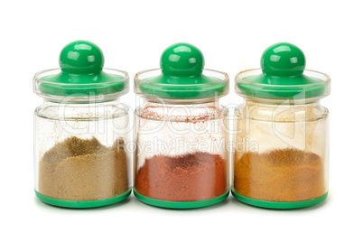 spices in jars