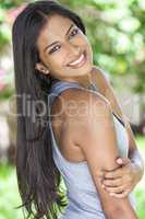 Smiling Indian Asian Young Woman Girl