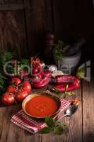 Paprika-Tomaten -Soup