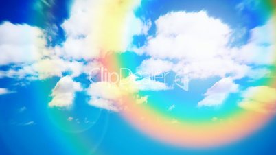 Rainbow sky