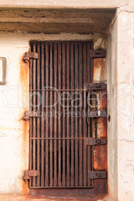 Old Rusty Iron Door