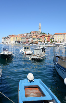 Boote bei Rovinj