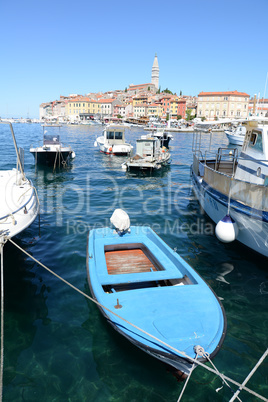 Boote bei Rovinj