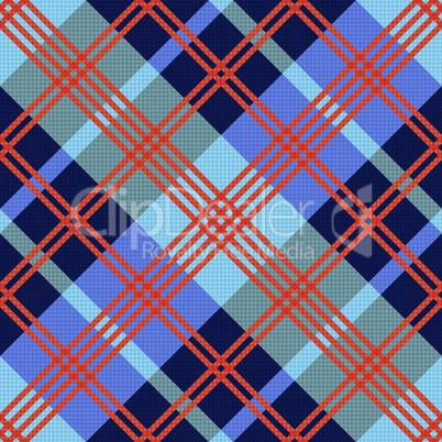 Diagonal seamless pattern in red an blue hues