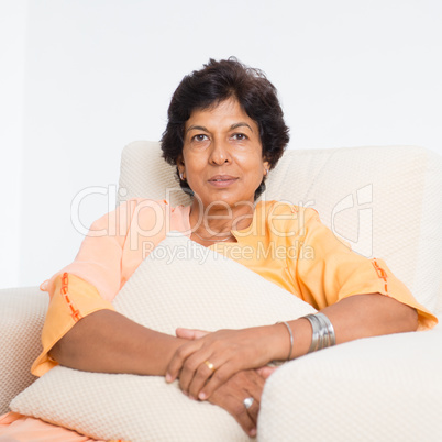 Indian mature woman portrait