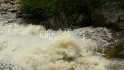 Wild water stream in ontario, canada