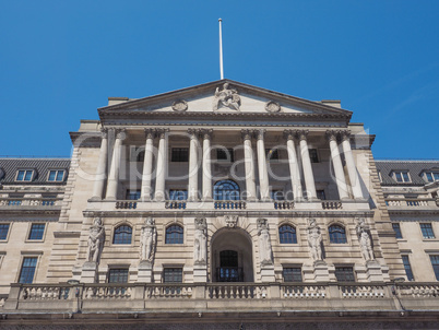 Bank of England in London