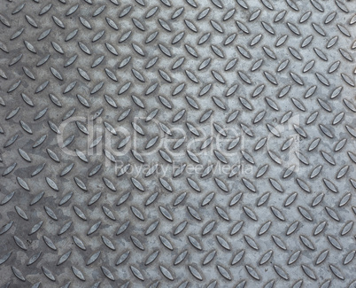 Grey steel diamond plate background