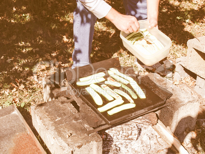 Retro looking Barbecue picture