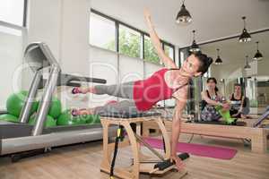 Pilates on chair