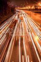Night Speed Traffic road