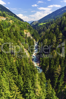 Gorge de la Lama, Valais canton, Switzerland