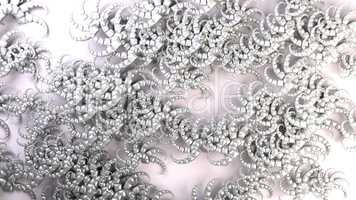 Gray fractal spiral tentacles