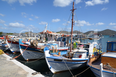 Fischerhafen in Elounda, Kreta