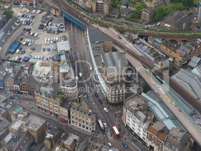 Aerial view of London