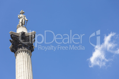 Nelson's Column, Trafalgar Square, London, England