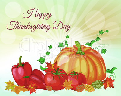 Thanksgiving Day Greeting Card