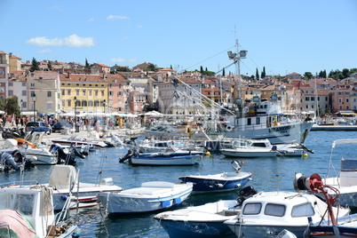 Boote bei Rovinj, Istrien