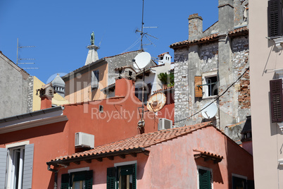 Häuser in Rovinj, Istrien