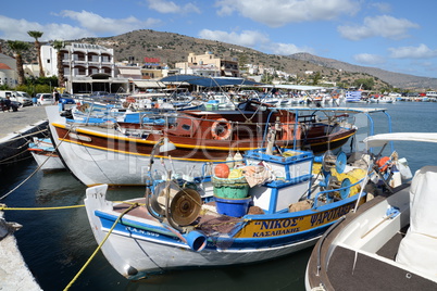 Fischerhafen von Elounda, Kreta