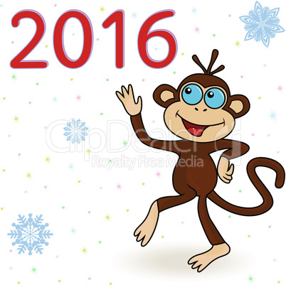 Monkey - the symbol of 2016