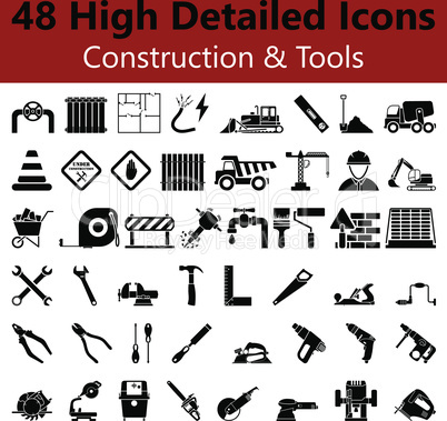 Construction and Tools Smooth Icons