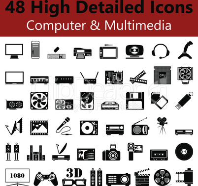 Computer and Multimedia Smooth Icons