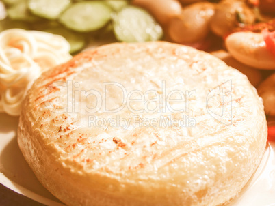 Retro looking Cheese picture