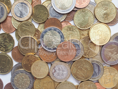 Euro coins