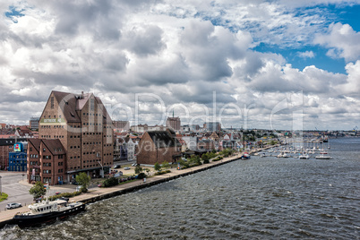 Blick auf Rostock