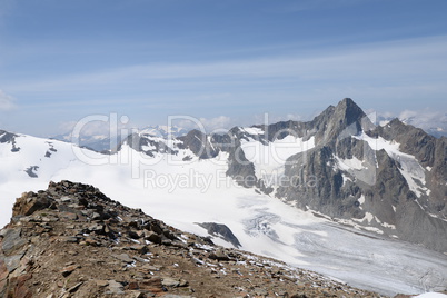 Blick vom Hinteren Daunkopf zur Wilden Leck