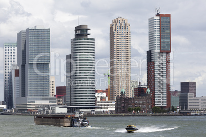 Skyline von Rotterdam, Niederlande