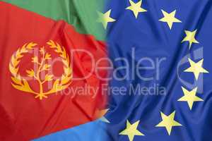 Eritrea flag vs. European Union flag