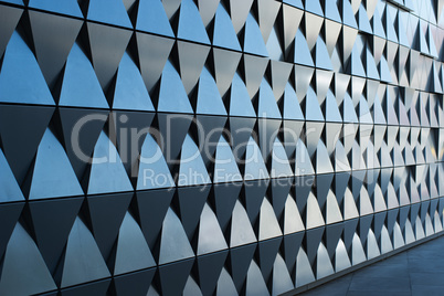 triangular shaped wall design