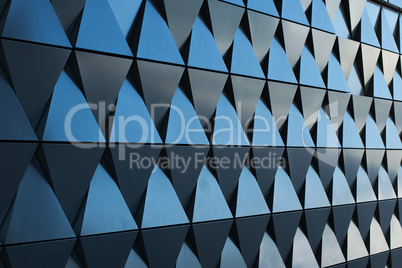 triangular shaped wall design texture