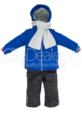 Childrens snowsuit fall