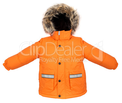 Warm jacket isolated