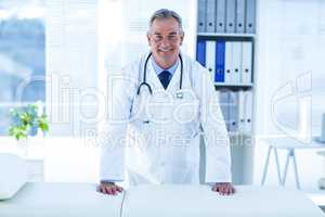 Portrait of male doctor in hospital