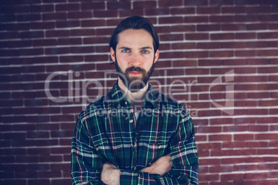 Portrait of confident man with arms crossed