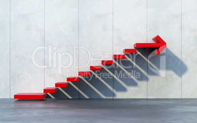 stairs going  upward