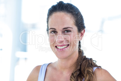 Portrait of smiling woman