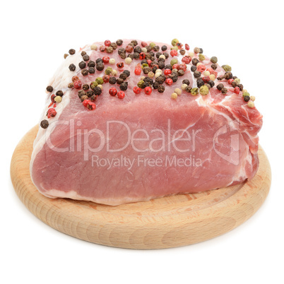 meat tenderloin isolated on a white background