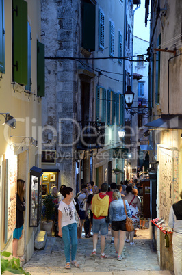 Gasse in Rovinj, Istrien