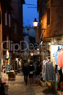 Gasse in Rovinj, Istrien