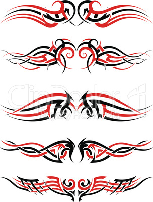 Setof Tribal Tattoos