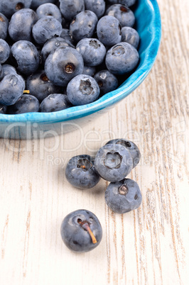 Fresh blueberries